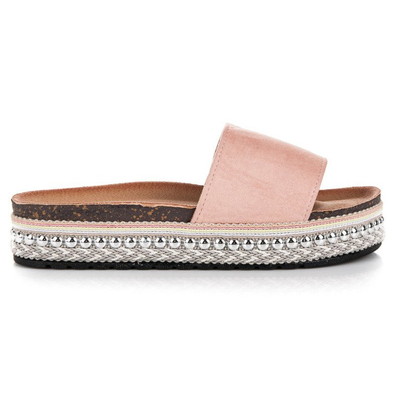 Seastar Chaussons bohèmes à la mode rose