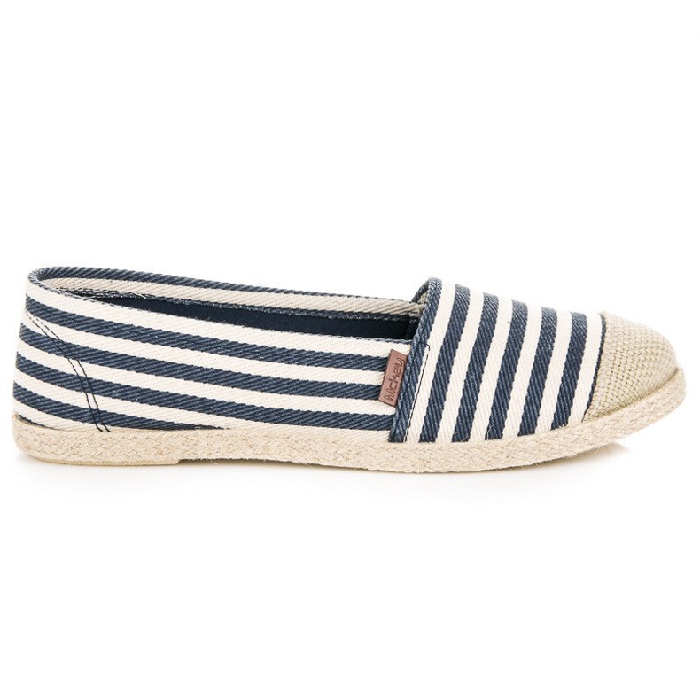 McKey Espadrilles côtelées bleu