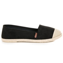 McKey Espadrilles En Daim Noir
