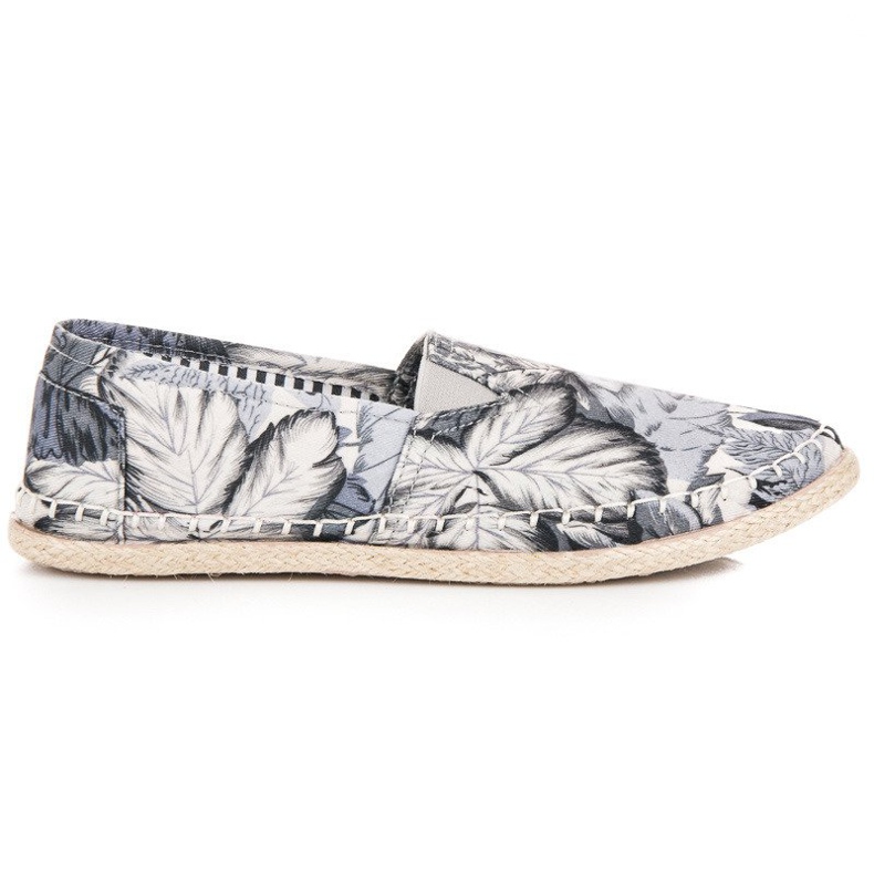 McKey Espadrilles grises confortables