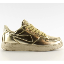 Chaussures de sport couleurs folles B731 Or doré