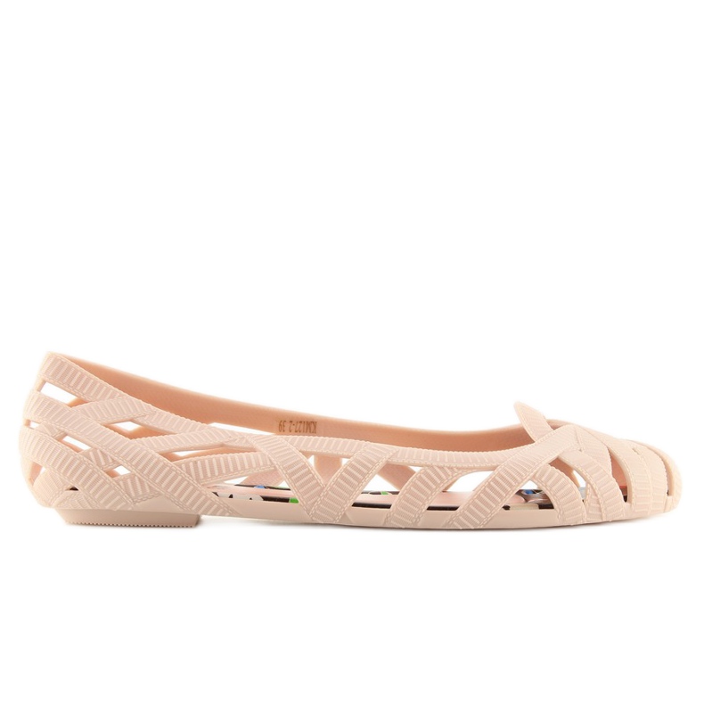 Ballerines ajourées Meliski beiges KM127
