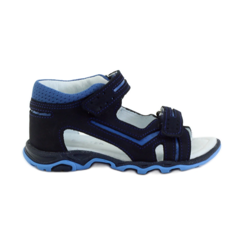 Sandales velcro Bartek 31825 bleu marine