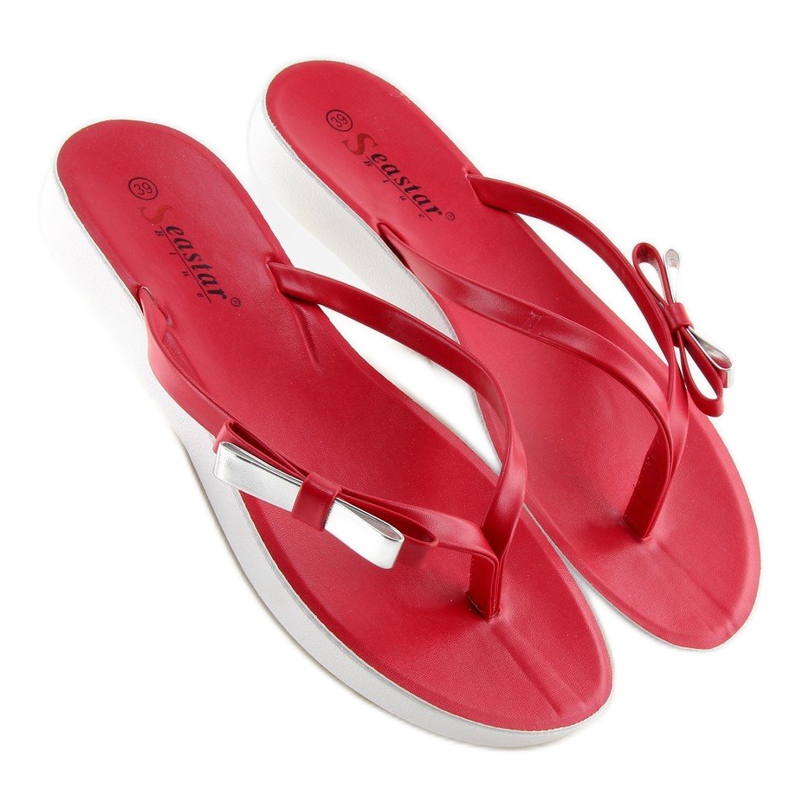 Tongs rouges NK15P Rouge