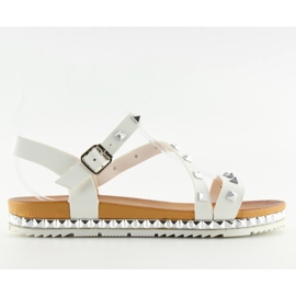 Sandales blanches pour femmes WSJ-51 Blanc