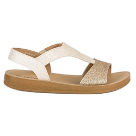 Sandales vinceza dorées