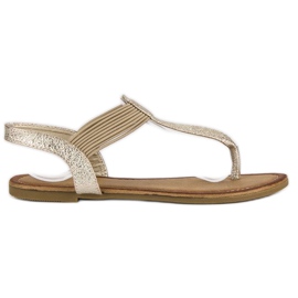 Comer Tongs avec bande élastique jaune Comer Tongs avec bande élastique jaune