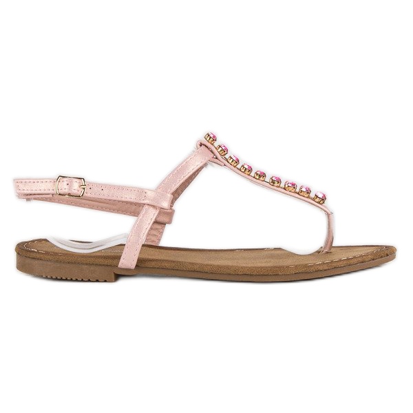 Comer Sandales rose clair