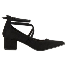 Escarpins en daim VICES noir