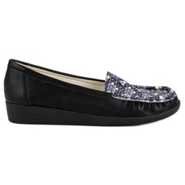Tullo Mocassins noirs le noir