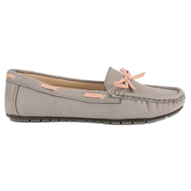 Tullo Mocassins en daim élégants gris