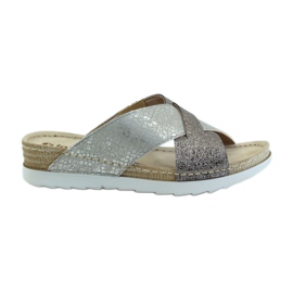 Chaussons KOMFORT INBLU 010 argent gris
