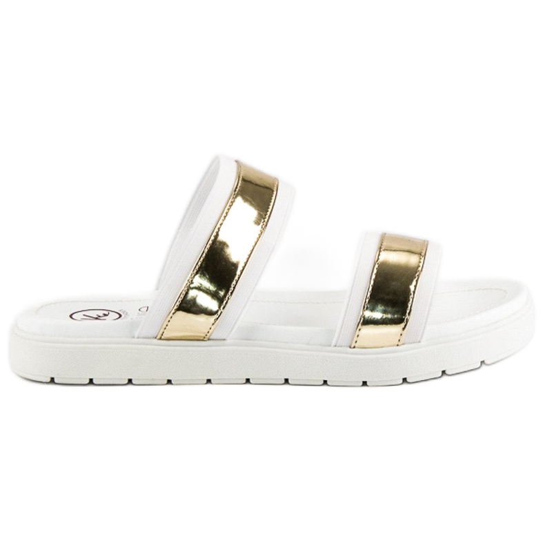 Kylie Chaussons miroir blanche