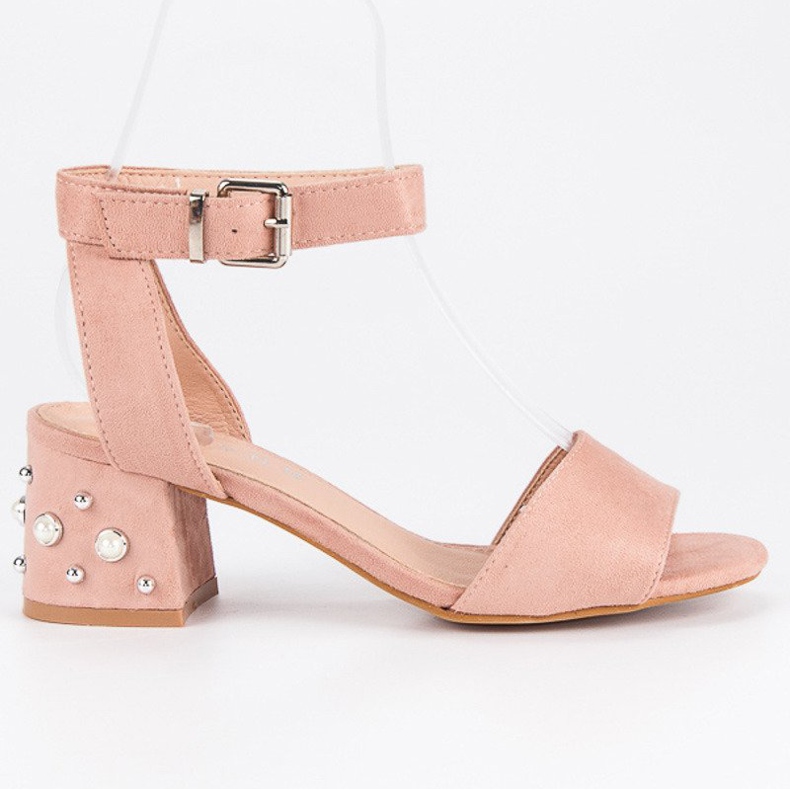 Erynn Sandales avec perles rose