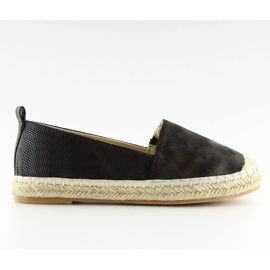 Espadrilles noires pour femmes FF088 Noir le noir