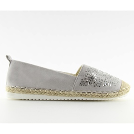 Gris 5599-1 Espadrilles Grises