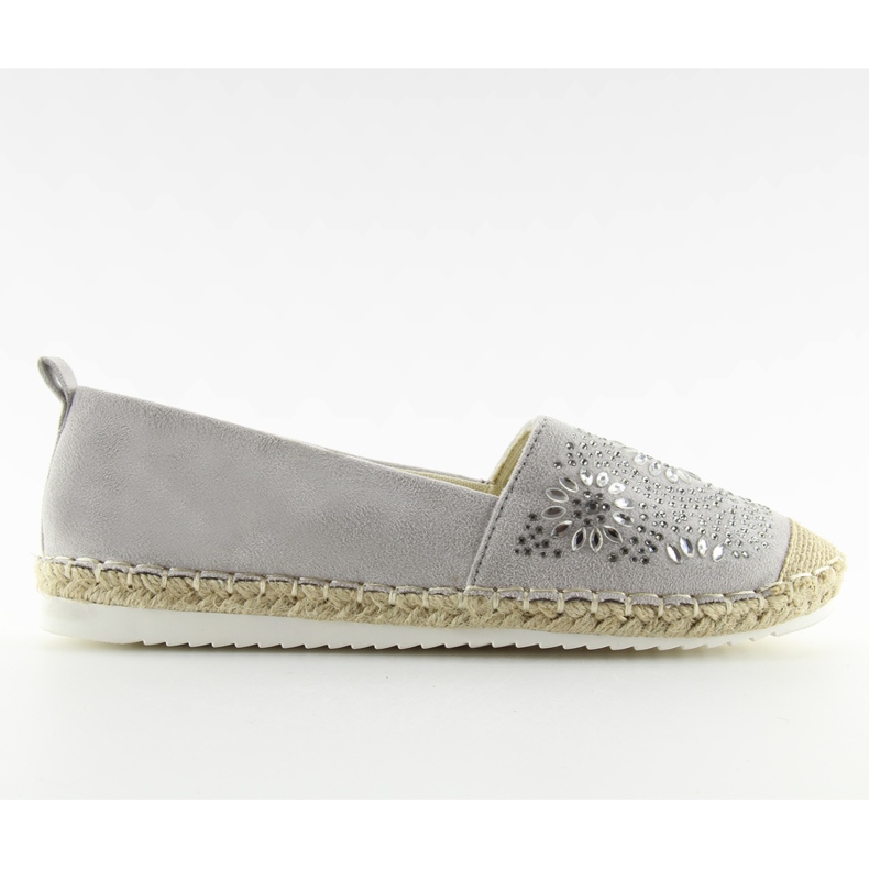 Gris 5599-1 Espadrilles Grises