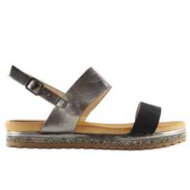 Sandales noires pour femmes SL88P Noir