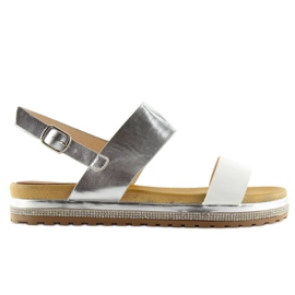 Sandales blanches pour femmes SL88P Blanc