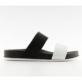 Tongs noires en silicone noir KM122