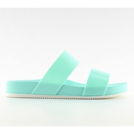 KM122 S.BLUE chaussons en silicone bleu