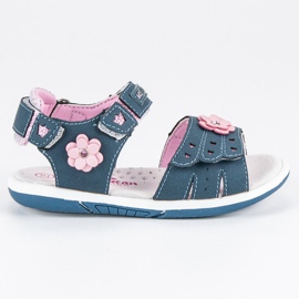 American Club Sandales pour american girl bleu