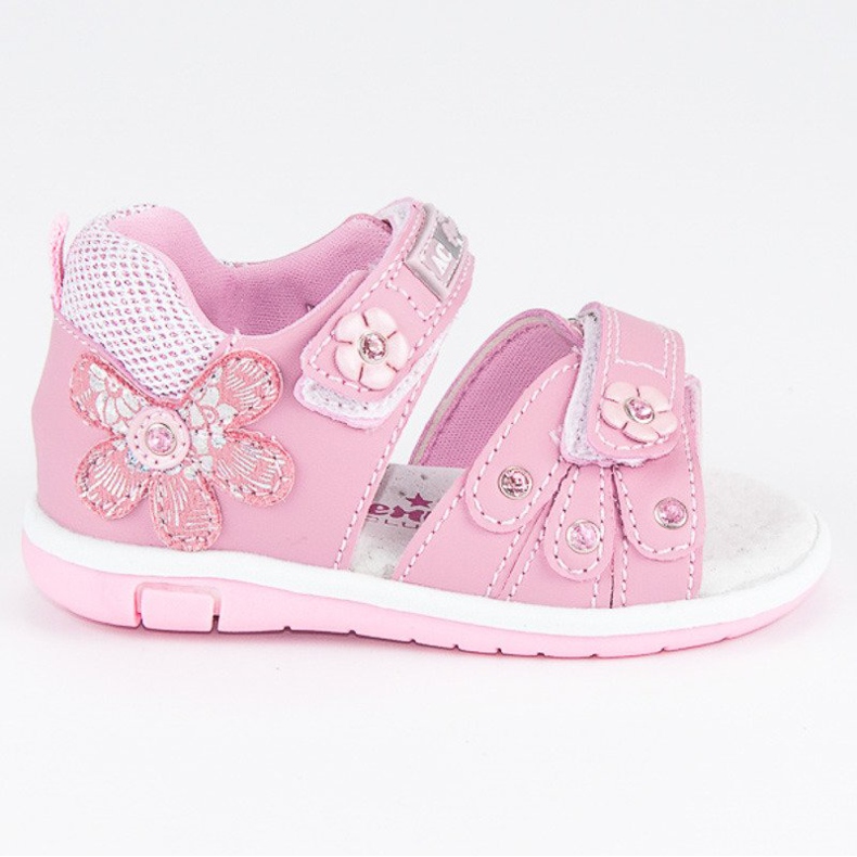 American Club Sandales américaines pour filles rose