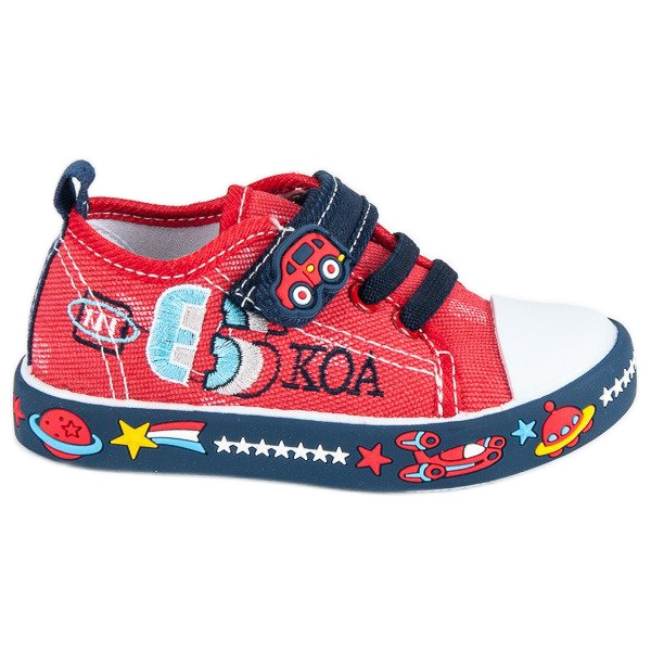 American Club Baskets spatiales pour enfants rouge