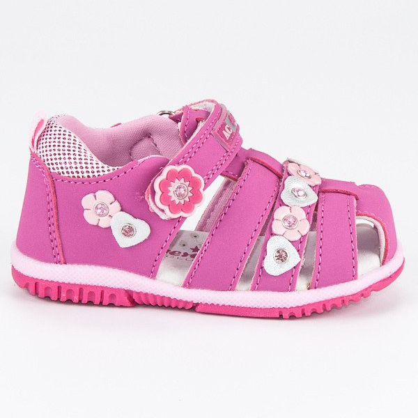 American Club Sandales américaines roses