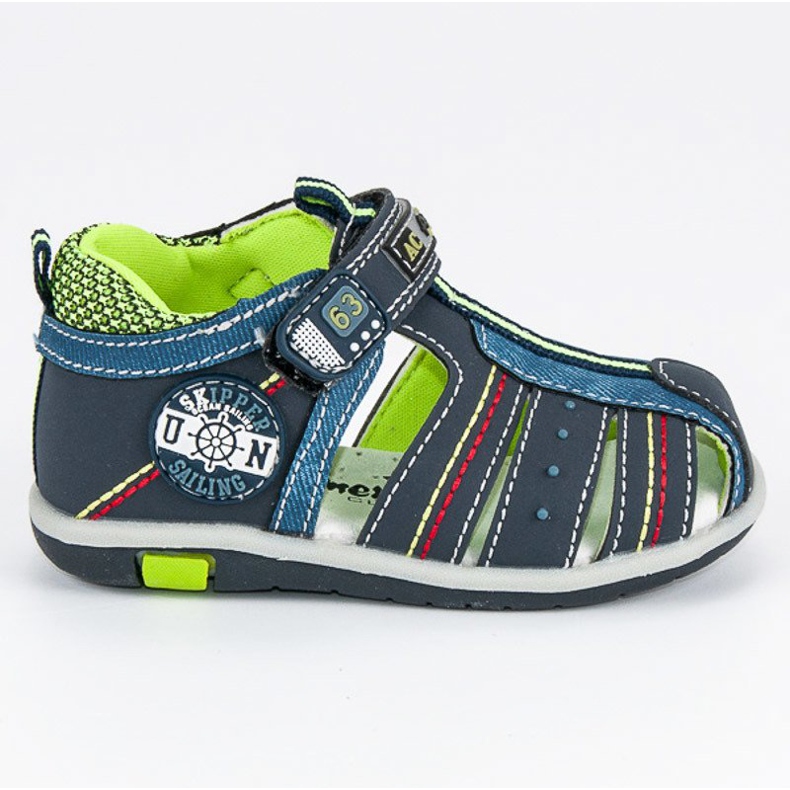 American Club Sandales américaines bleu