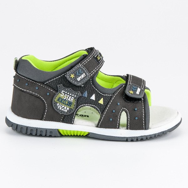 American Club Sandales américaines d'été gris American Club Sandales américaines d'été gris