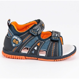 American Club Sandales sportives américaines bleu