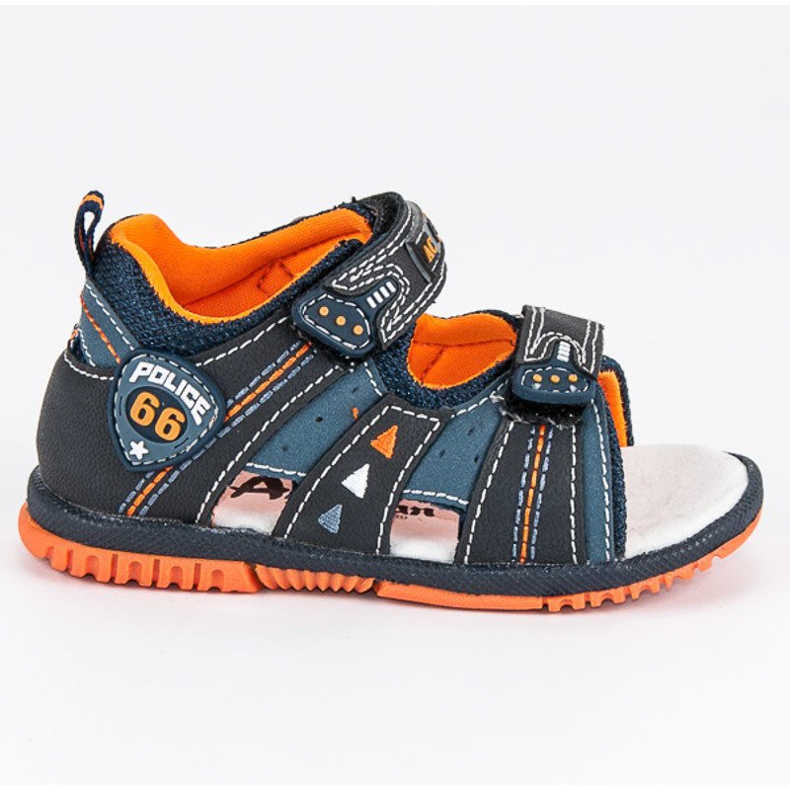 American Club Sandales sportives américaines bleu