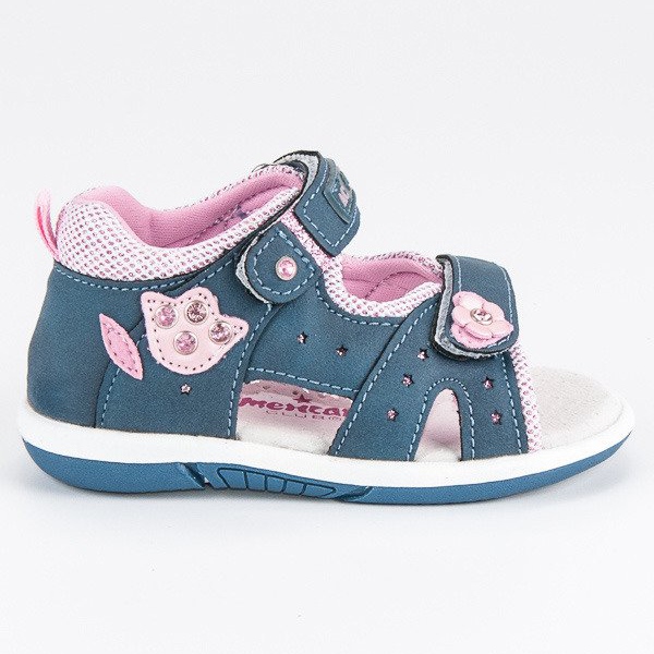 American Club Sandales pour american girl bleu