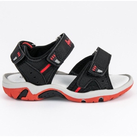 American Club Sandales américaines noires le noir