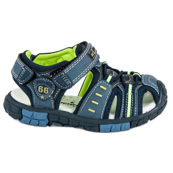 American Club Sandale Velcro américaine bleu