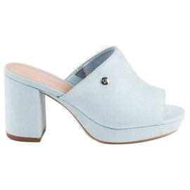 Milaya Chaussons sur le poteau bleu