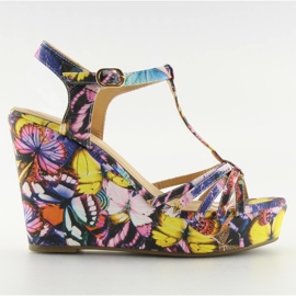 Sandales sur le coin YX-17 noir