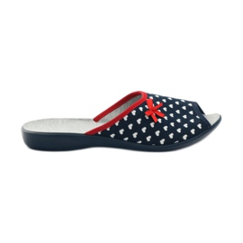 Befado chaussures pour femmes pu 254D063 blanc bleu marine
