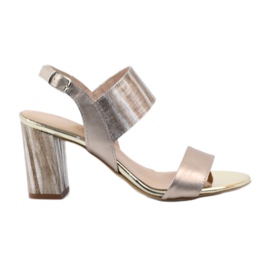 Sandales sur le poteau d'or Gamis 3390 doré