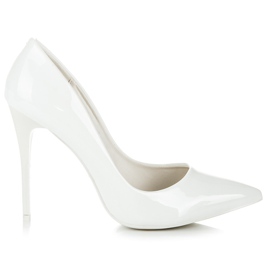 Vices talons hauts classiques blanc