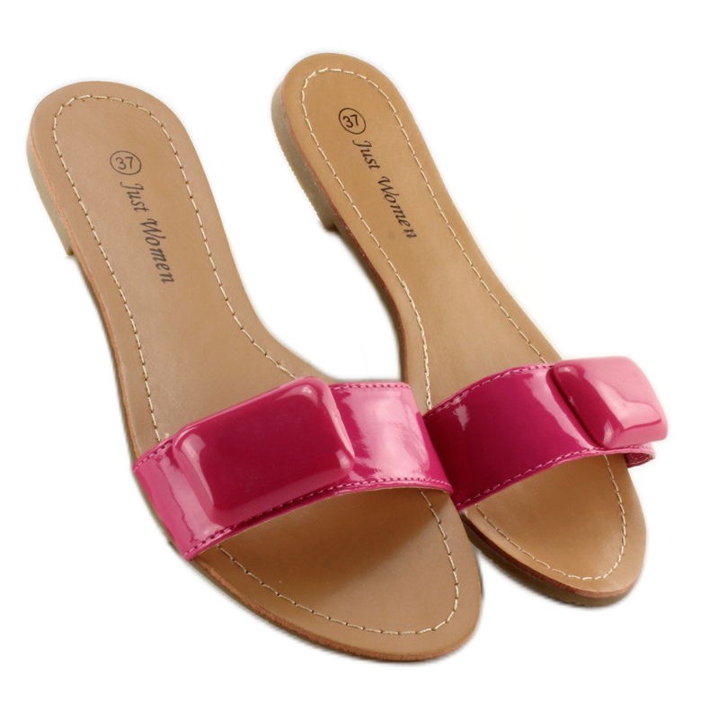 Chaussons a bride 8293-60 Rose fuschia