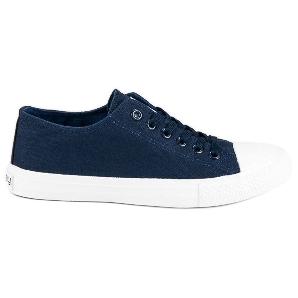 McKey Baskets femme bleu marine