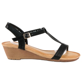 Bello Star Sandales d'été femme noir