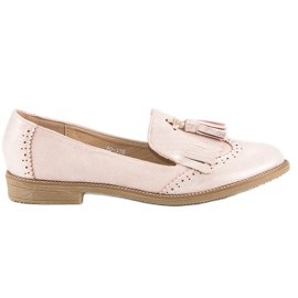 Bestelle Mocassins élégants pour femmes rose