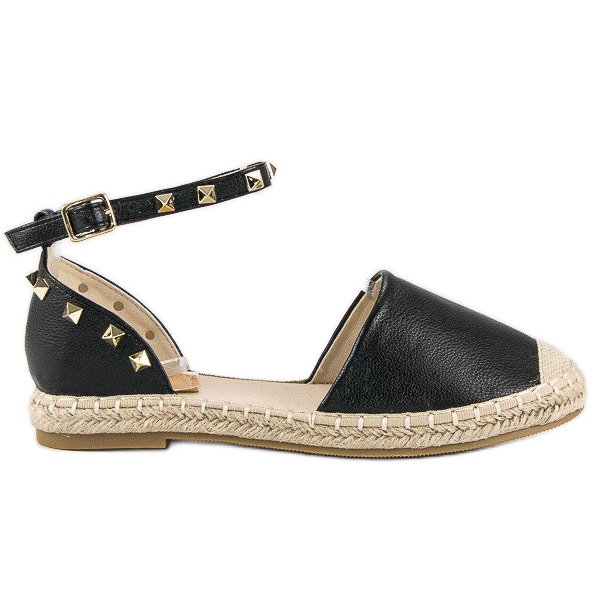 Sandales espadrilles Rock le noir