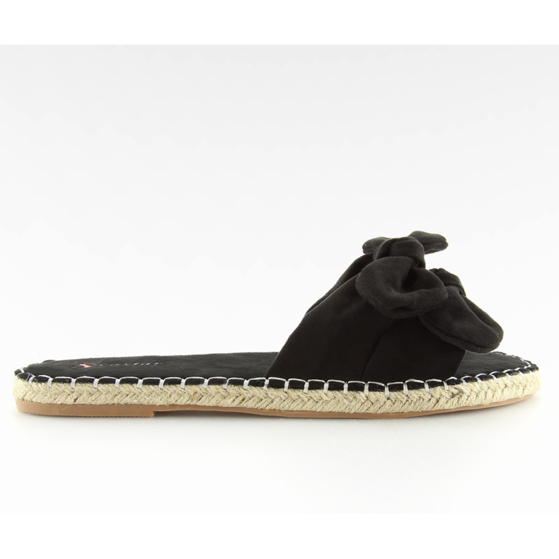 Chaussons noirs pour femmes noires LL-119 Noir le noir Chaussons noirs pour femmes noires LL-119 Noir le noir