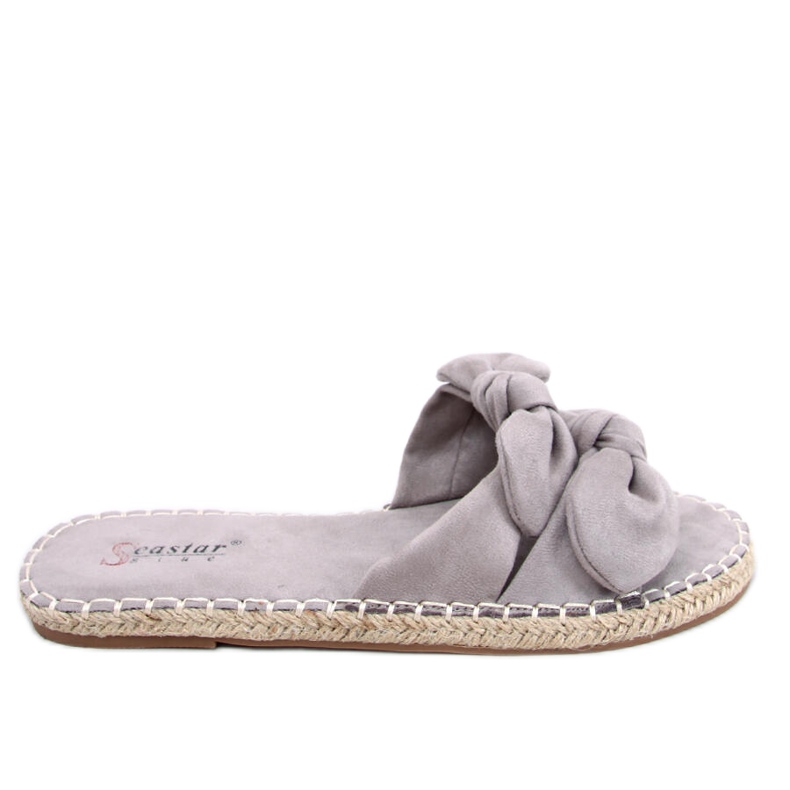 Chaussons gris femme gris LL-119 Gris