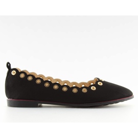 Ballerines noires pour femmes HW289 noires le noir