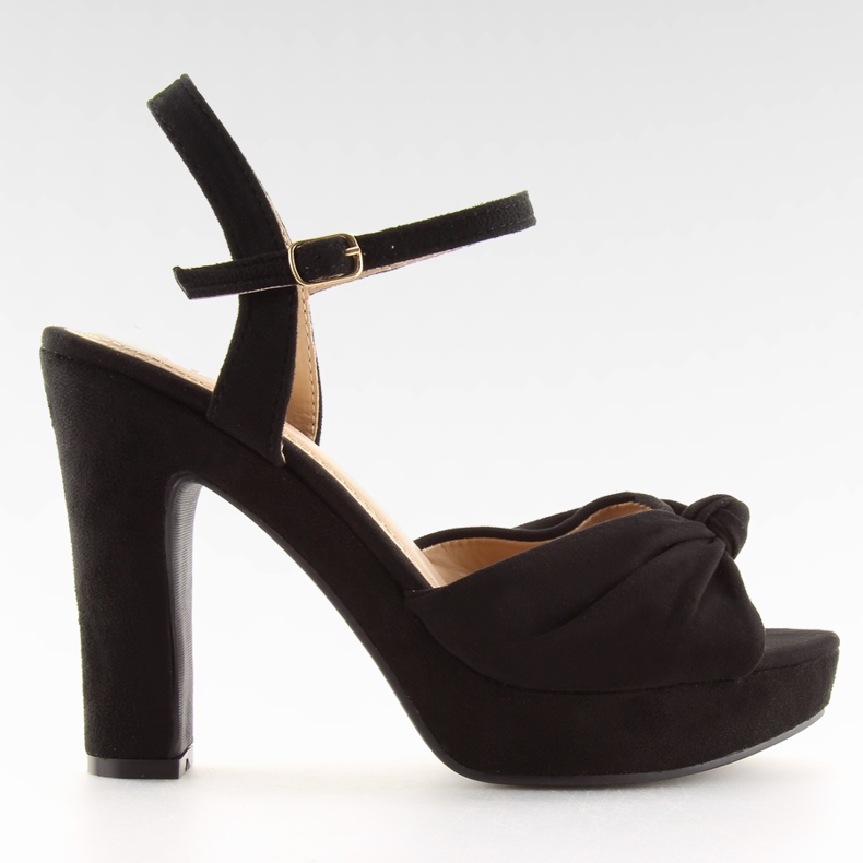 Sandales sur le poteau noir BJ1603-SD noir le noir Sandales sur le poteau noir BJ1603-SD noir le noir